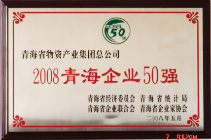 2008青海企業50強